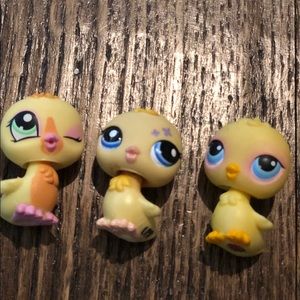 super cute Lps threesome duck pack